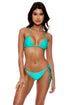 Luli Fama Luli Chic Luxe Stitch Seamless Triangle Top